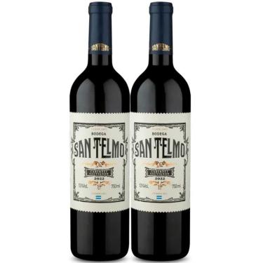 Imagem de Kit 2 Garrafas Vinho Tinto San Telmo Cabernet Sauvignon 750ml