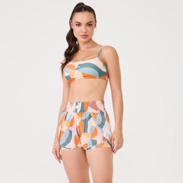 Imagem de Short Transpassado Estampa Poliamida Soft Donna Carioca-Feminino