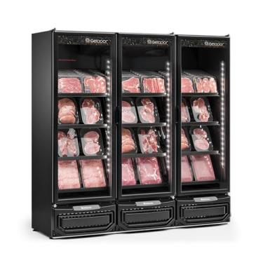 Imagem de Cervejeira Vertical 3 portas All Black GCBC1450LB Gelopar 220v