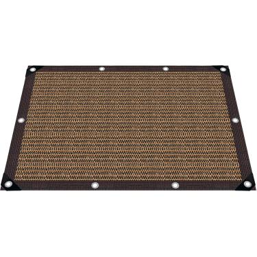 Imagem de QHAIYYBF Pano de sombra para jardim, 80% lona de malha com ilhós pano de sombra para estufa, pátio, vegetais, cobertura de plantas e galinheiros, rede de sombra de café para jardim ao ar livre