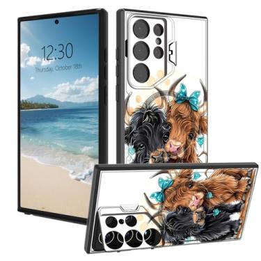 Imagem de AIRWEE Capa magnética robusta para Samsung Galaxy S25 Ultra, camada dupla com absorção de choque, à prova de choque, armadura protetora com suporte para câmera oculta para Galaxy S25 Ultra de 6,9