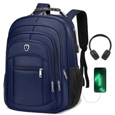 Imagem de Mochila Executiva Notebook Escolar Viagem Passeio Grande Reforçada-Unissex