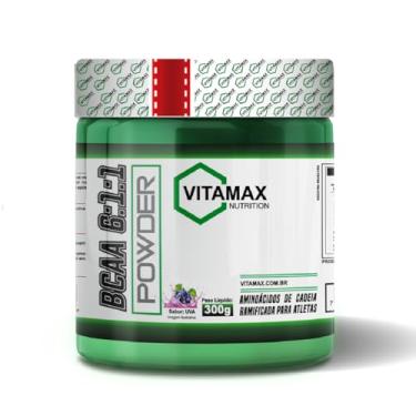 Imagem de Suplemento em Pó BCAA 6.1.1 Powder 300g Vitamax Nutrition Sabor:Uva