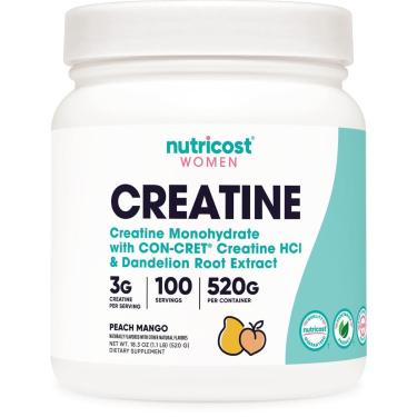 Imagem de Creatina Monohidratada Em Pó Nutricost Peach Mango 300G-Unissex