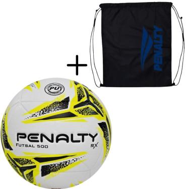 Imagem de Kit 01 Bola De Futsal Penalty RX 500 XXIII 2023+1 Bolsa,Sacola Penalty De Ginastica Academia Gym Bag-Masculino