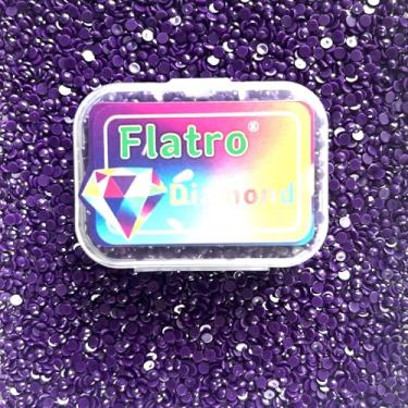 Imagem de Contas de arte de diamante, brocas redondas de resina de fundo plano para acessórios de pintura de diamantes, pedras de substituição para 5D DIY Dots Nails Diamond Painting Dot Craft, 4000 PCS (código