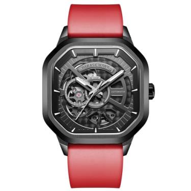 Imagem de Paras Crown Relógios automáticos masculinos mecânicos com caixa inoxidável 53 m, à prova d'água, moda, luxuosa, relógios de pulso para homens