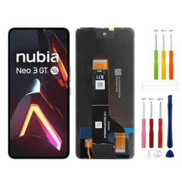 Imagem de Substituição de tela digital LCD compatível com ZTE Nubia Neo3 5G Z2463 Display LCD Touch Screen Digitalizador Assembléia com ferramentas de reparo