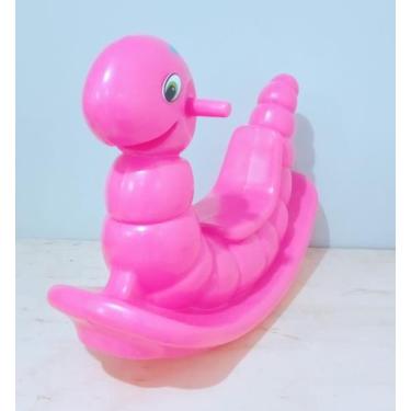 Imagem de Gangorra Nhoca Lagartinha Rosa - Diversão Kids