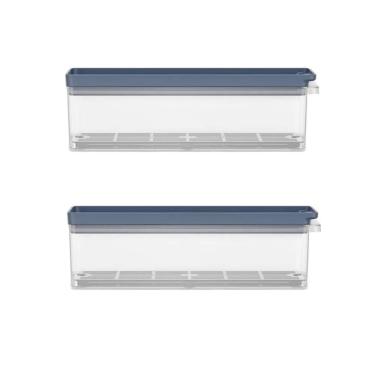 Imagem de Kit 2 Organizadores De Geladeira Electrolux Experience Com Escorredor 2,3l