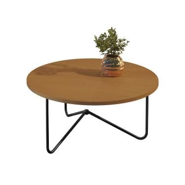Imagem de Mesa De Centro Jb 8006 Luxo Nature Pe Preto - Moveis Jb