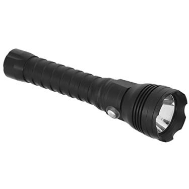 Imagem de YWBL-WH Luz de Mergulho, Liga de Alumínio, Brilho de 10000LM, 4 Modos, Lanterna à Prova d'água IPX8 para Mergulho, Pesca, Acampamento