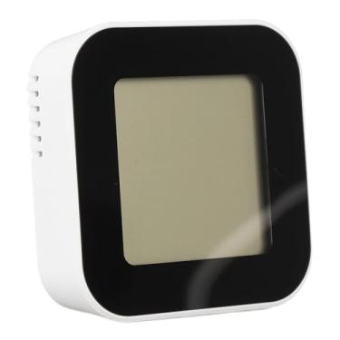 Imagem de Garosa Testador de Temperatura e Umidade HCHO, Monitor de Qualidade do Ar Interno Com Tela Grande para Sala de Aula Em Home Office, Detector HCHO Multifuncional Portátil Com Sensores de Alta Precisão