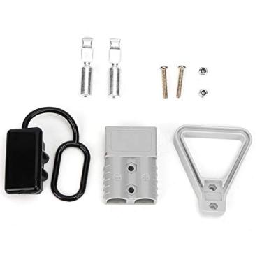 Imagem de AUNMAS Kit de Conector de Plugue de Alimentação 120A, Retardador de Chamas de Nylon, Fácil Instalação para Painel Solar e Sistemas de Empilhadeira