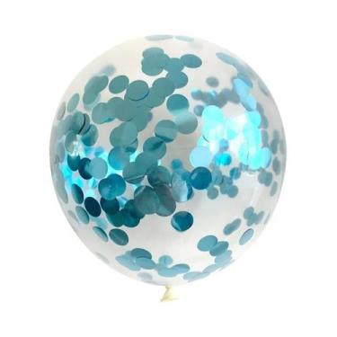 Imagem de Balões De Látex Transparentes Com Glitter Dourado 5 10 20pcs Para Deco