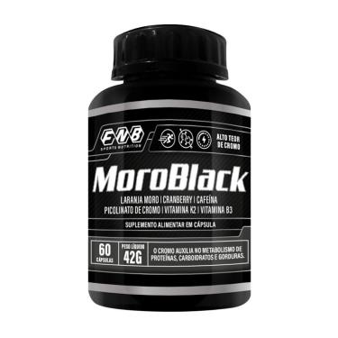 Imagem de MoroBlack Laranja Moro Cranberry Cafeína Cromo Vitamina K2 B3 60 Capsulas Flora Nativa-Unissex