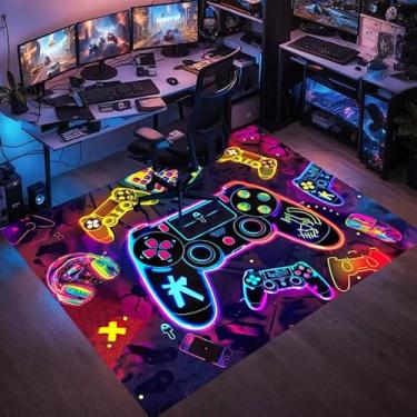 Imagem de DGRUIHONG Tapete de jogos - Tapete gamer para quarto de meninos - Tapete de jogos - 91 x 61 cm, estilo 3