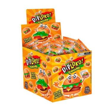 Imagem de Diploko Burger Gummy 15g - Embalagem com 24 Unidades - Dip Loko