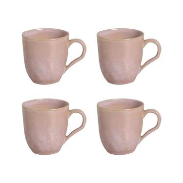 Imagem de Conjunto De Xícaras Litchi 273ml 4 Peças Porto Brasil Rosa