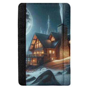 Imagem de TSENQUE Capa para cinto de segurança Moonlight House Capa de cinto de segurança macia para ombro