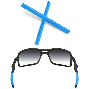 Imagem de ToughAsNails Meias de substituição azuis para óculos de sol Oakley Triggerman