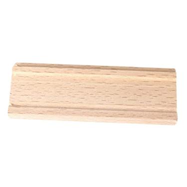 Imagem de Milageto Madeira 10 chaves Kalimba Bridge Mbiras Luthier Suprimentos Peças 9 x 3,5 x 0,7 cm