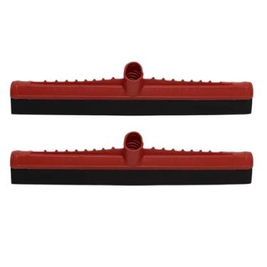 Imagem de 2 Rodos Plásticos 40cm EVA Duplo - Color, Reforçado Sem Cabo Limpeza Rápida Eficiente Pisos Molhados, Azulejos, Banheiros, Cozinhas e Garagens Puxa e Seca com Precisão, Uso Doméstico e Profissional