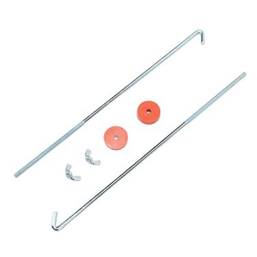 Imagem de HUIOP Parafusos de Fixação de Bateria Universal, Gancho J Profissional Com Porcas Orelhas, Liga Alumínio e Aço, Padrões Controle, Conveniente e Resistente, Fácil