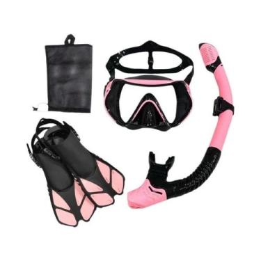 Imagem de Máscara de mergulho e óculos de mergulho conjunto de tubo de natação a