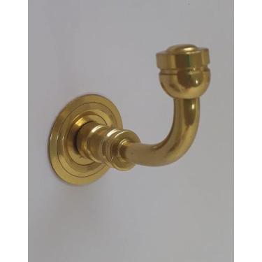 Imagem de Cabide / gancho em latão dourado  - LOJASARAH