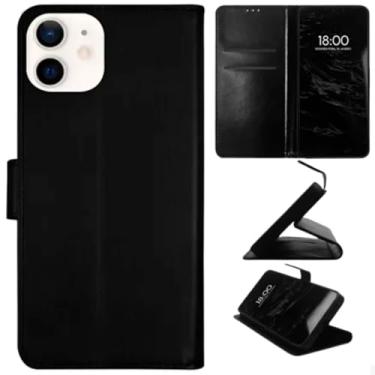 Imagem de [GL CASES] Capa iPhone 15 Capinha Apple iPhone 15 Carteira Flip Couro Sintético Com Suporte De Mesa Para Celular Com Porta Cartão