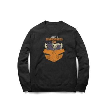 Imagem de Moletom Adopt A Schrödinger's Cat - Studio Geek, 2G, Preto