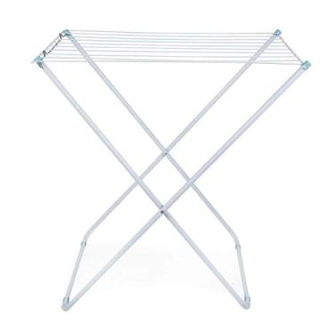 Imagem de Varal de Chão Mor Maxi Estrutura em Tubo e Arames de Aço, BRANCO