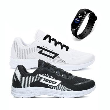 Imagem de Kit Tênis Esportivo Masculino Corrida + Relógio-Masculino