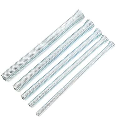 Imagem de Naroote Conjunto de Tubo Curvo Elástico de Mola Dobradora para Kit de Dobra de Tubulação, Dobradores de Mola de Aço Resistentes Ao Calor para Tubos de Cobre, Tubos de Alumínio, 5 Peças
