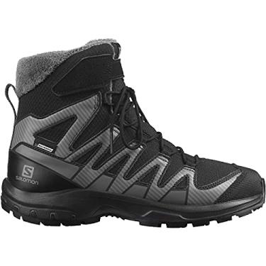 Imagem de Salomon Botas de inverno unissex infantis Xa Pro V8 Climasalomon à prova d'água para neve, Preto/Phantom/Quiet Shade, 15 Little Kid