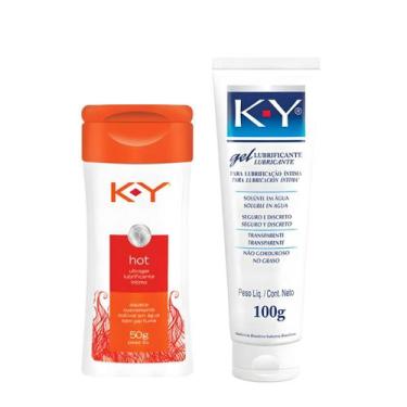 Imagem de KIT KY Original Gel Lubrificante 100g + Hot Íntimo 50g