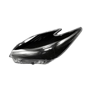 Imagem de Tampa da lâmpada do farol dianteiro do carro lente de vidro escudo do farol tampas transparente abajur caso luz Compatível com toyota prius 2010 2011 2012(Left)