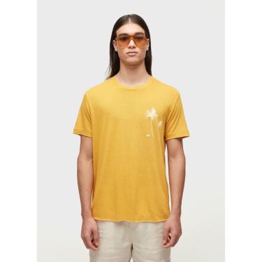 Imagem de T-shirt palm tree light linen OSKLEN-Masculino