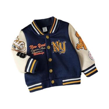 Imagem de Jaqueta De Moda Bordada Para Meninos Bebês, Outono E Primavera, Casual