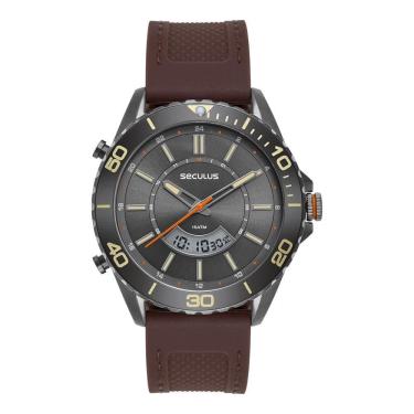 Imagem de Relógio Seculus Masculino Ref: 44270Gpsvsu4 Anadigi Grafite