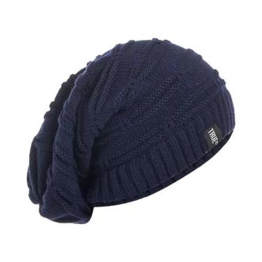 Imagem de Gorro De Inverno Tricotado Para Homens E Mulheres, Tamanho Longo, Boné