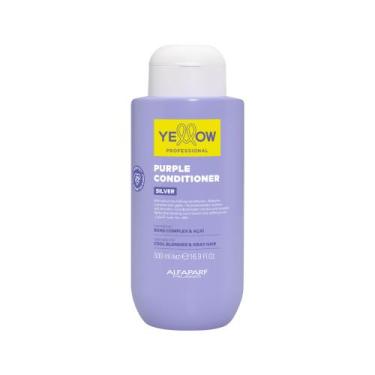 Imagem de Condicionador Yellow Silver 500ml Alfaparf Para Cabelos Loiros Platina