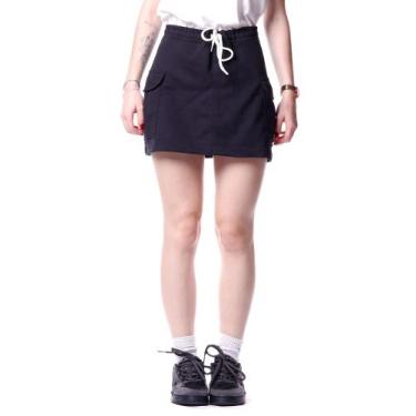 Imagem de Mini Saia Bali Hai Cargo, Preto, g