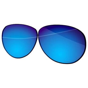 Imagem de Ensky Lentes de reposição HardyShield para óculos de sol Oakley Feedback OO4079, Azul intenso - Estampa polarizada, Feedback