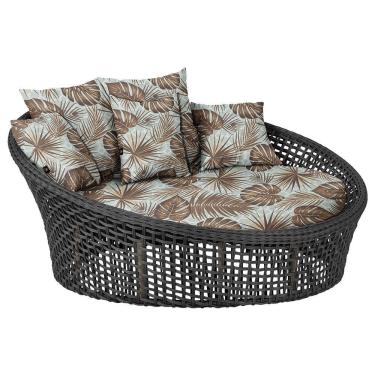 Imagem de Chaise Hungria Pintura Fendi Corda Náutica E6 Trama Original Preto