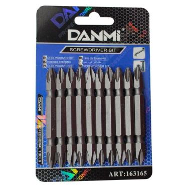 Imagem de Conjunto De Ponteira Pontas Duplas Chave Phillips Ph2 10 Peças Danmi