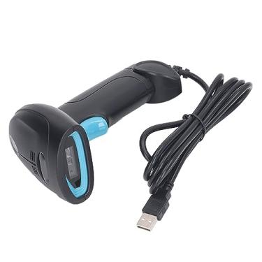 Imagem de Fafeicy Leitor de Código de Barras USB 1D Compacto, Design Ergonômico, Reconhecimento Aprimorado, Decodificação Rápida, Ideal para Supermercados e Armazéns