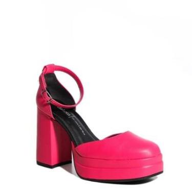 Imagem de Sapato Salto Bloco Dakota Rosa-Feminino