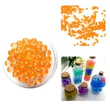 Imagem de Bolinhas de Gel Orbezz Laranja 1.400un 20g Cresce c/Água